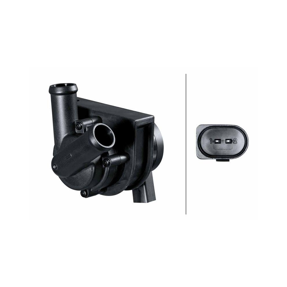 HELLA Zusatzwasserpumpe (K&uuml;hlwasserkreislauf) 8TW 358 413-241 f&uuml;r AUDI SEAT VW