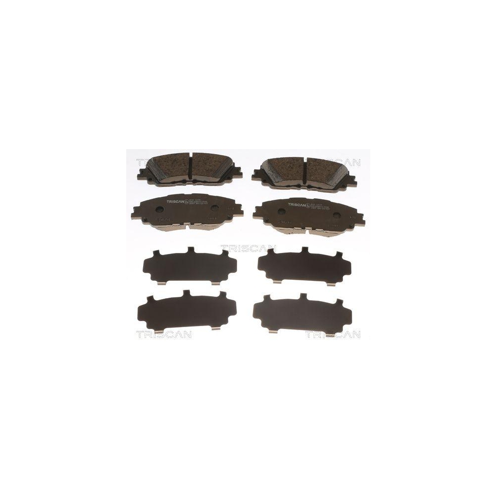 Bremsbelagsatz, Scheibenbremse TRISCAN 8110 13179 f&uuml;r TOYOTA LEXUS, Vorderachse