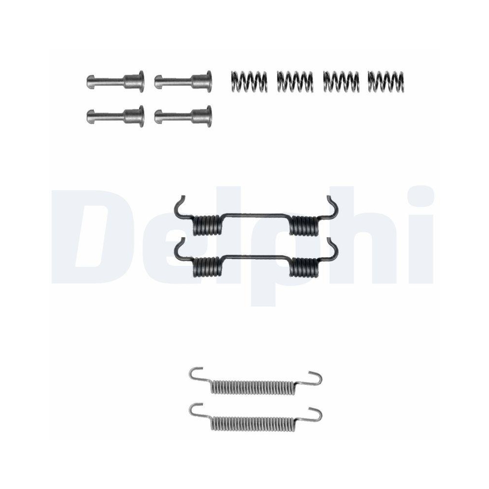 DELPHI LY1297 Zubeh&ouml;rsatz, Bremsbacken f&uuml;r BMW, Hinterachse