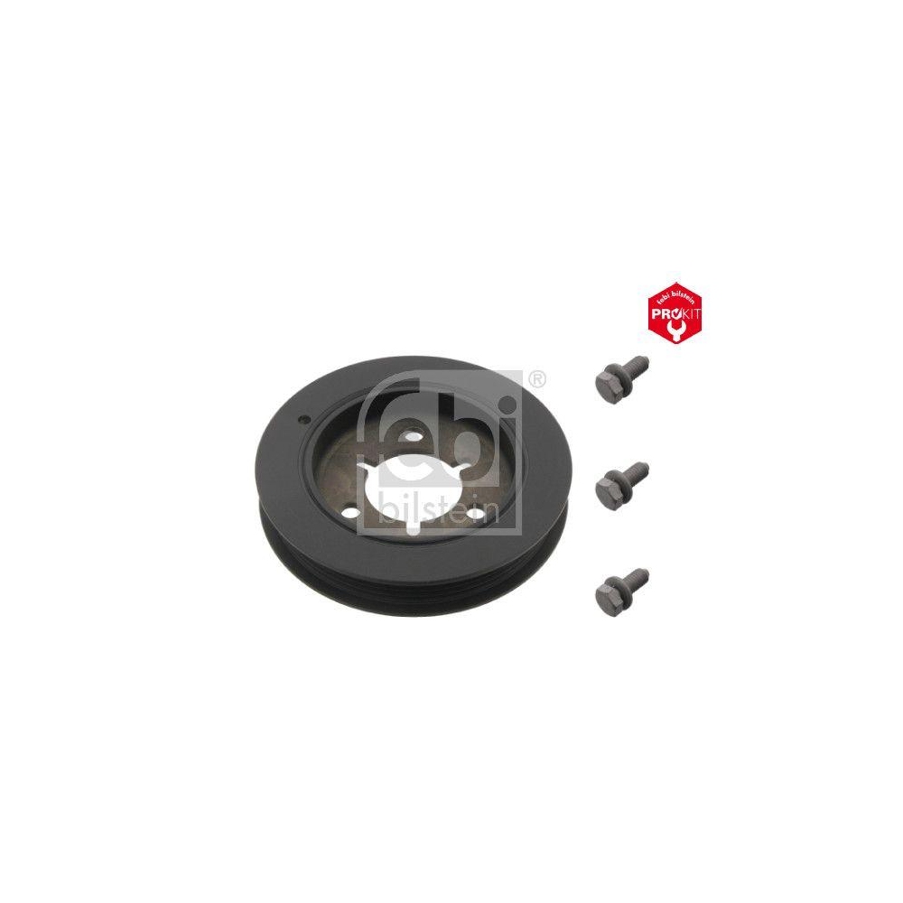 Riemenscheibe, Kurbelwelle FEBI BILSTEIN 33796 ProKit für CITROËN PEUGEOT