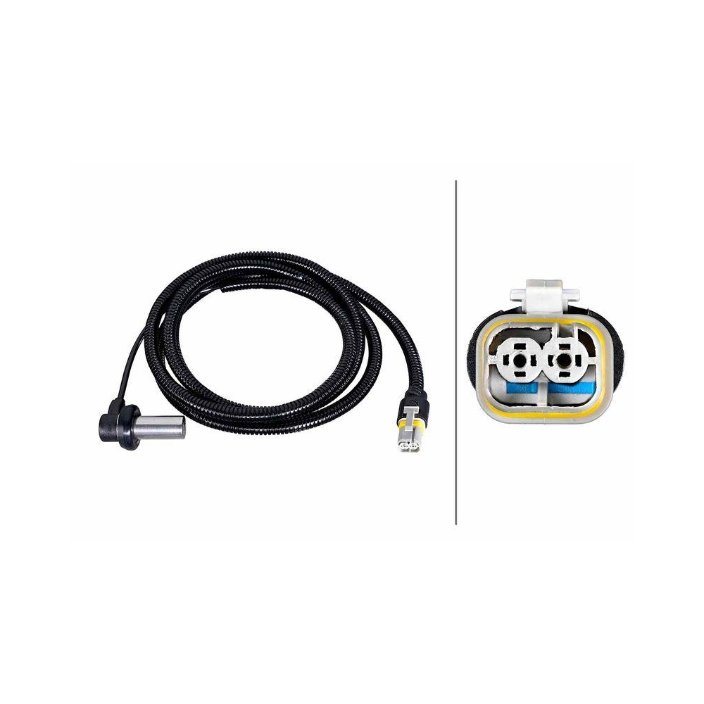 HELLA Sensor, Raddrehzahl 6PU 230 052-081 f&uuml;r MAN, Vorderachse links
