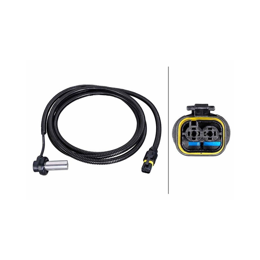 HELLA Sensor, Raddrehzahl 6PU 230 052-091 f&uuml;r MAN, Vorderachse rechts
