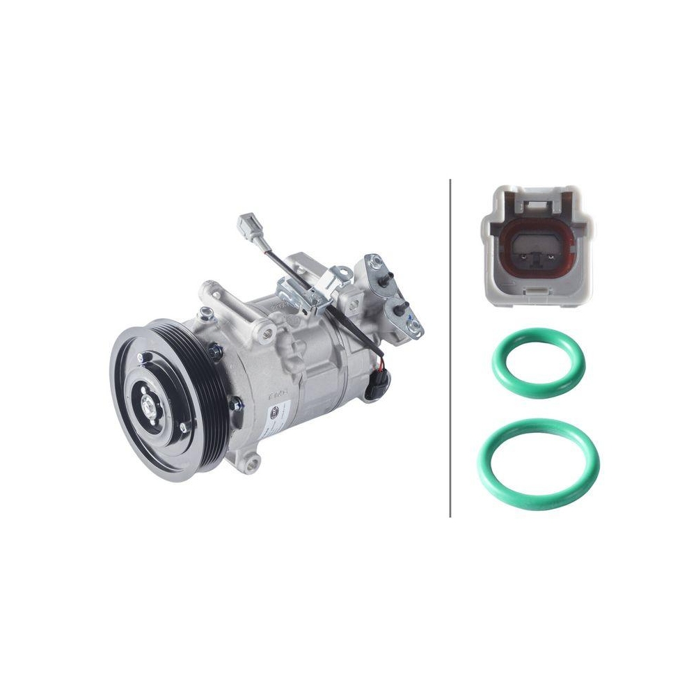 HELLA Kompressor, Klimaanlage 8FK 366 200-681 >>> Easy2Fit <<< f&uuml;r RENAULT