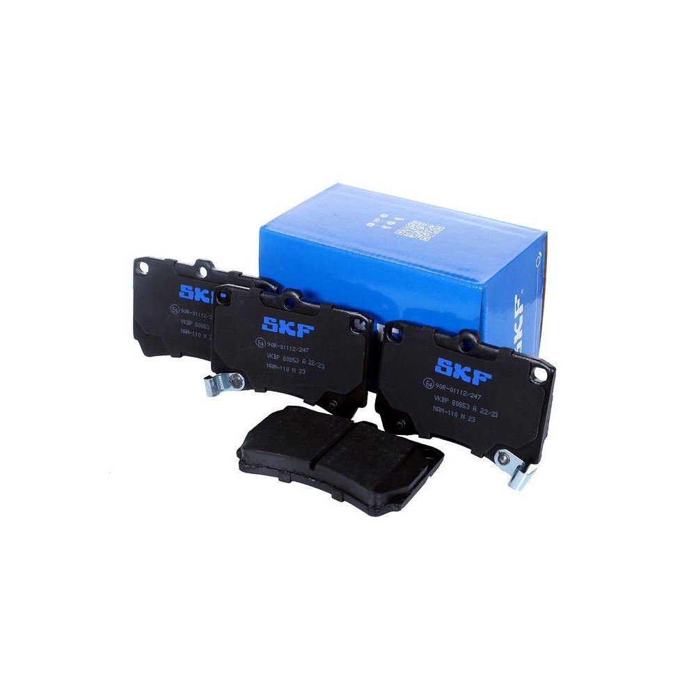 Bremsbelagsatz, Scheibenbremse SKF VKBP 80853 A f&uuml;r MAZDA KIA, Vorderachse