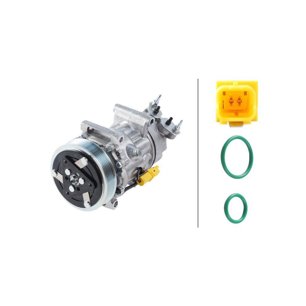 HELLA Kompressor, Klimaanlage 8FK 366 200-691 >>> Easy2Fit <<< f&uuml;r BMW MINI