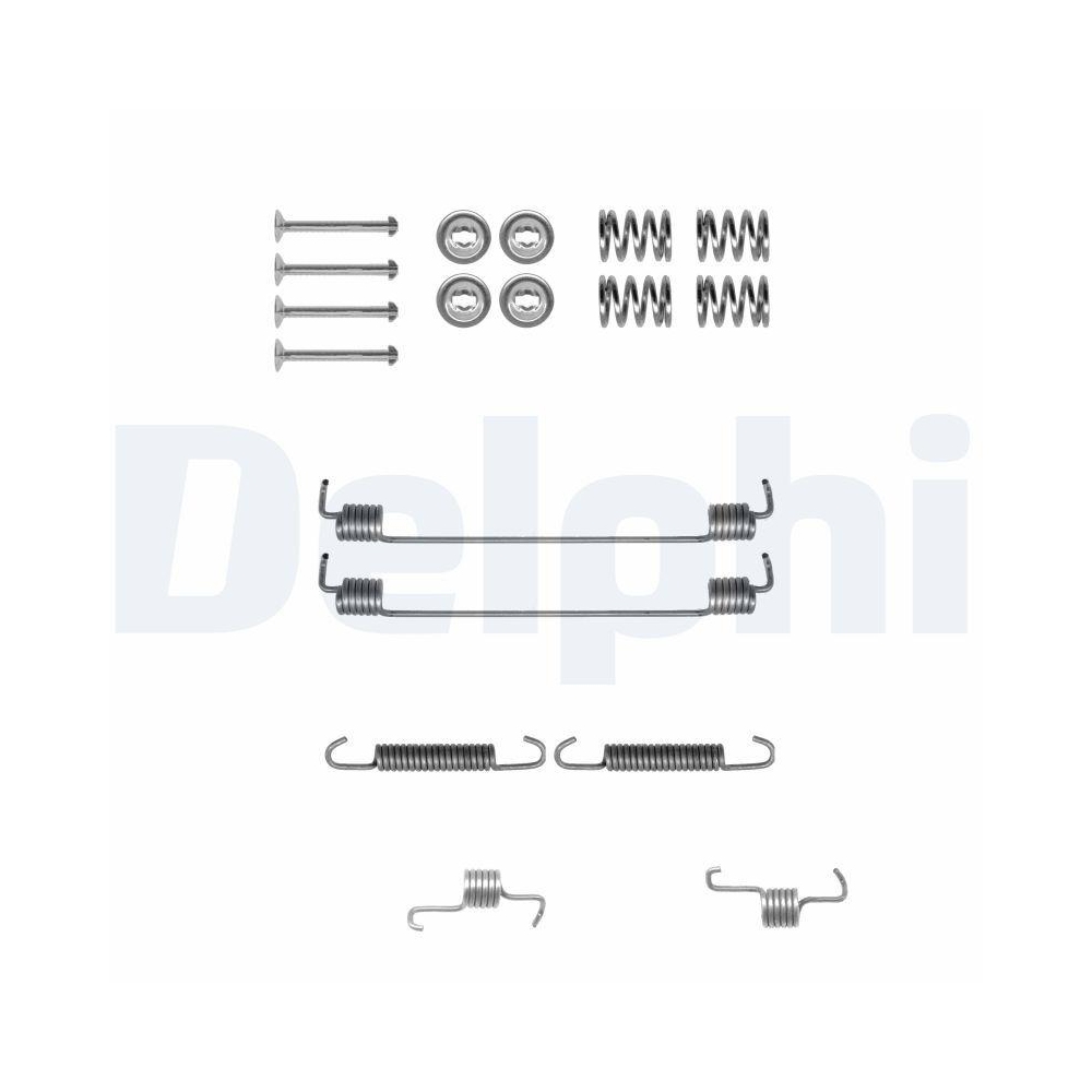 DELPHI LY1303 Zubehörsatz, Bremsbacken für, Hinterachse