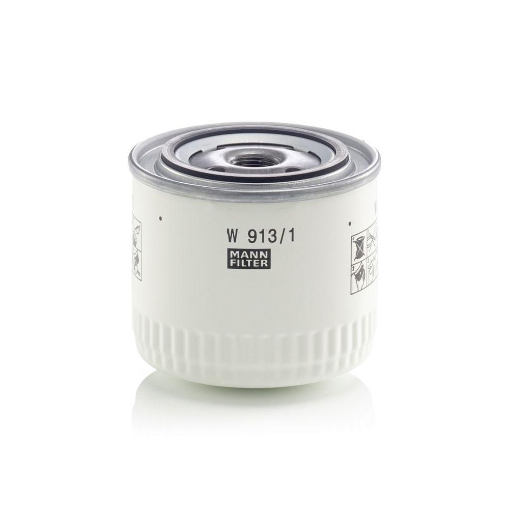 Ölfilter MANN-FILTER W 913/1 für DYNAPAC KUBOTA JUNGHEINRICH AMMANN