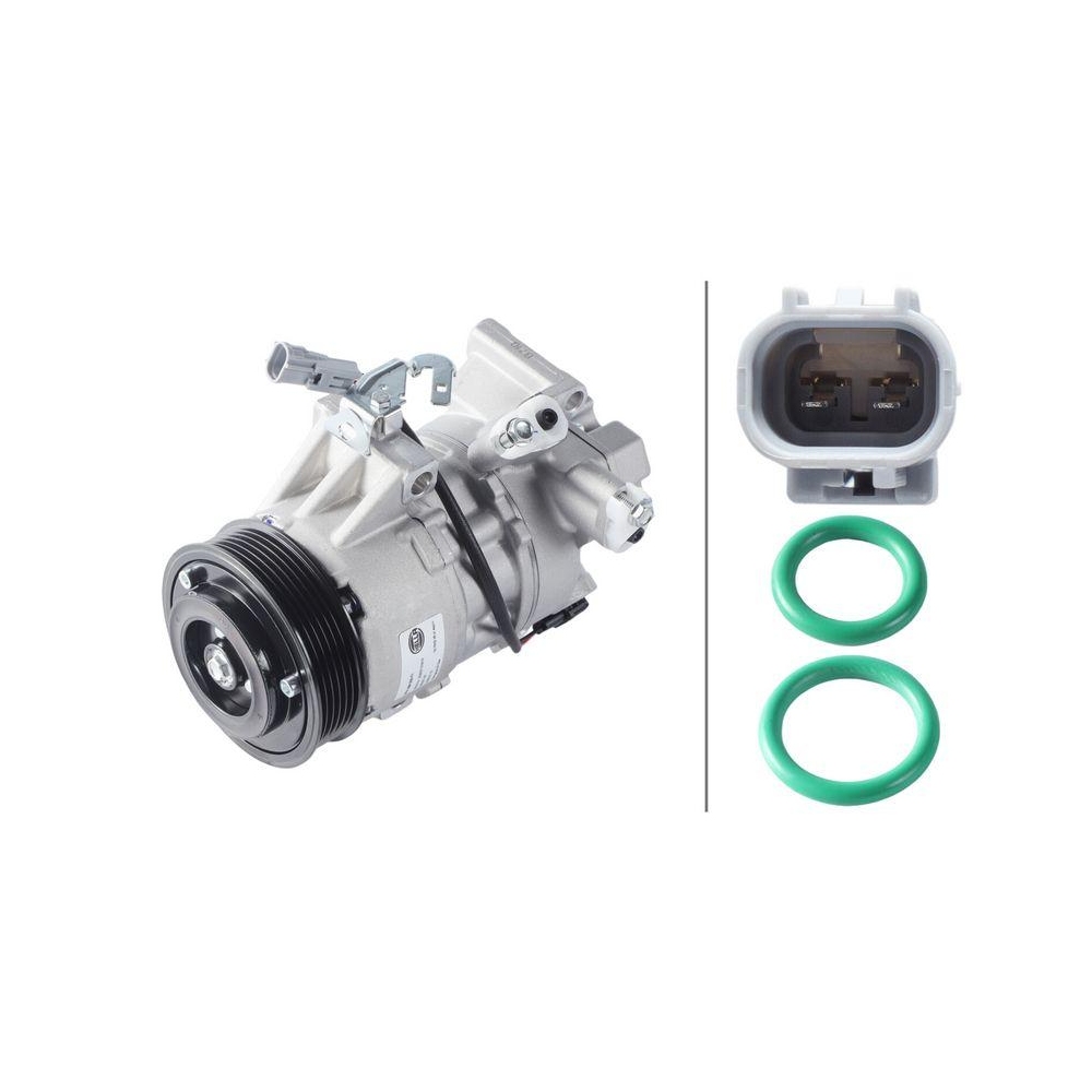 HELLA Kompressor, Klimaanlage 8FK 366 200-711 >>> Easy2Fit <<< f&uuml;r DAIHATSU