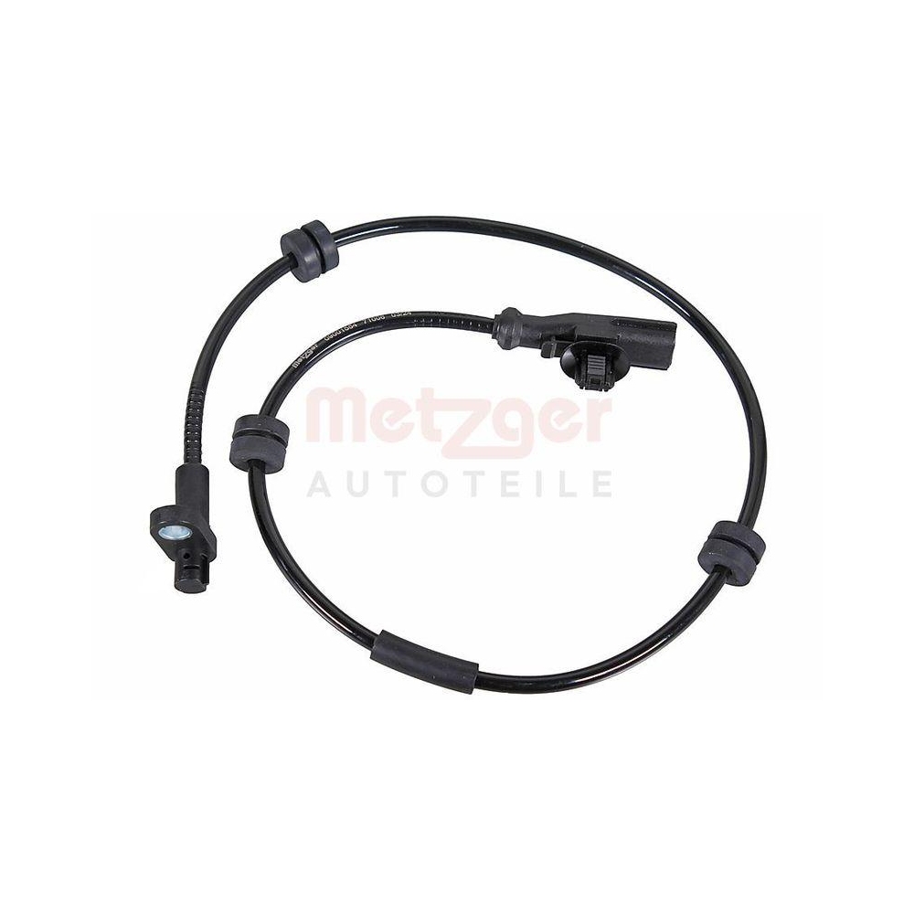 Sensor, Raddrehzahl METZGER 09001554 für FORD, Hinterachse