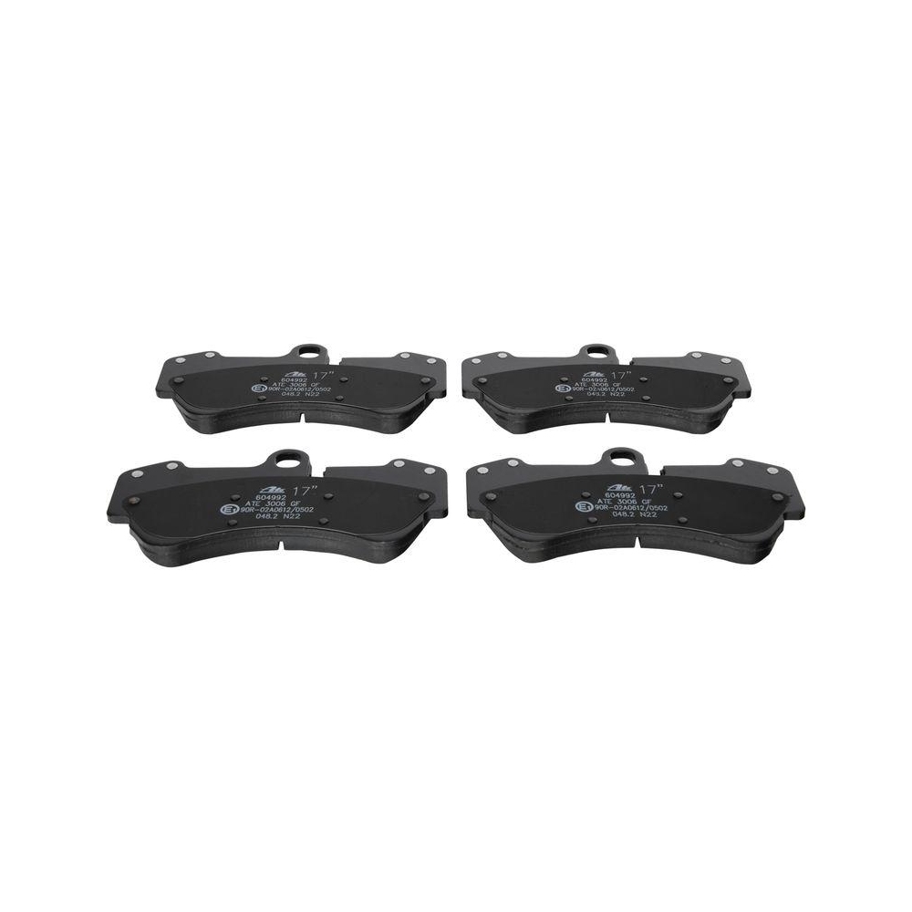 Bremsbelagsatz, Scheibenbremse ATE 13.0460-4992.2 f&uuml;r MERCEDES-BENZ PORSCHE VAG