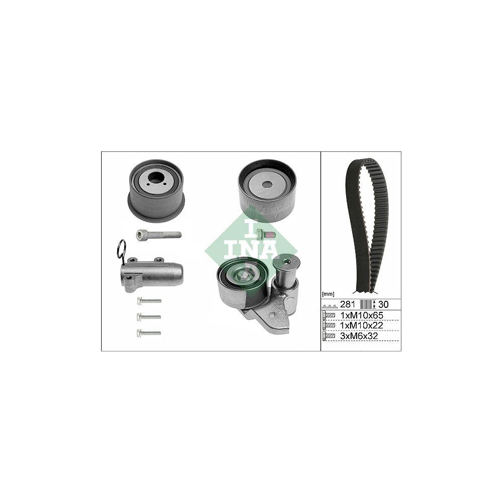 Zahnriemensatz Schaeffler INA 530 0480 10 f&uuml;r AUDI SEAT SKODA VW AUDI (FAW)