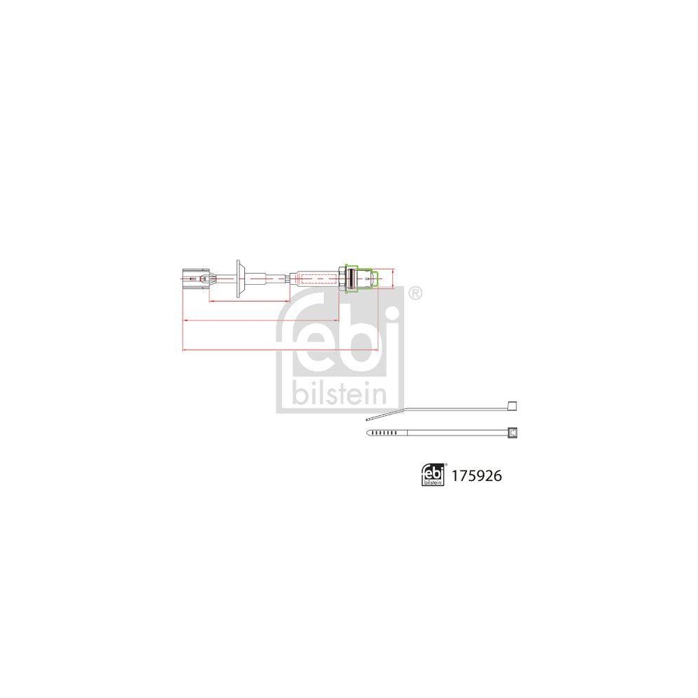Lambdasonde FEBI BILSTEIN 175926 f&uuml;r TOYOTA