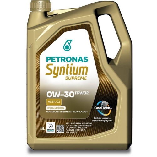 Petronas 71231M12EU Syntium SUPREME FPW02 0W-30 5000 ml Motor&ouml;l