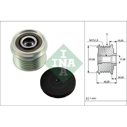 Generatorfreilauf INA 535 0233 10 f&uuml;r SUZUKI