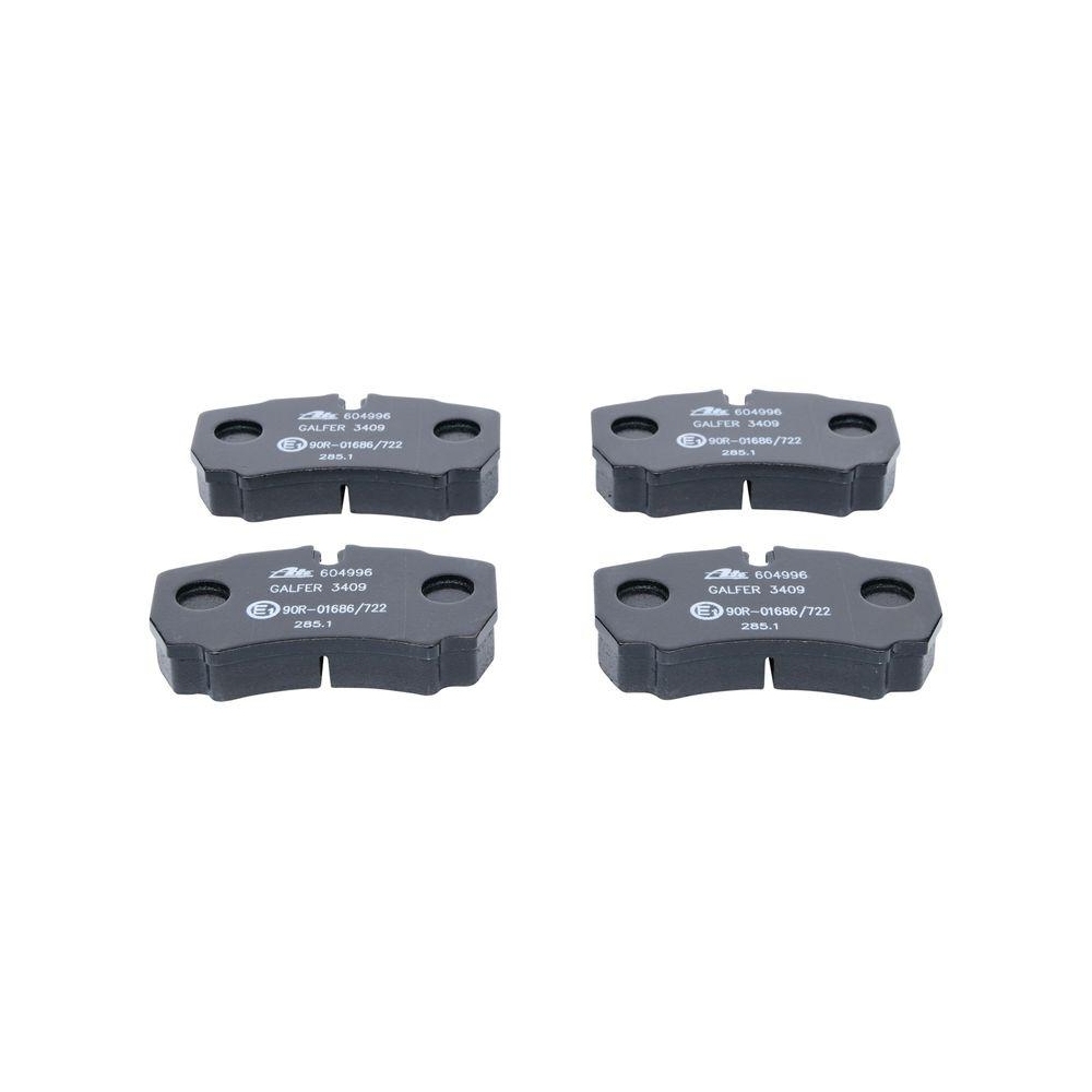 Bremsbelagsatz, Scheibenbremse ATE 13.0460-4996.2 f&uuml;r IVECO, Hinterachse