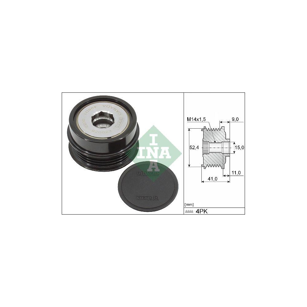 Generatorfreilauf INA 535 0339 10 f&uuml;r TOYOTA LEXUS