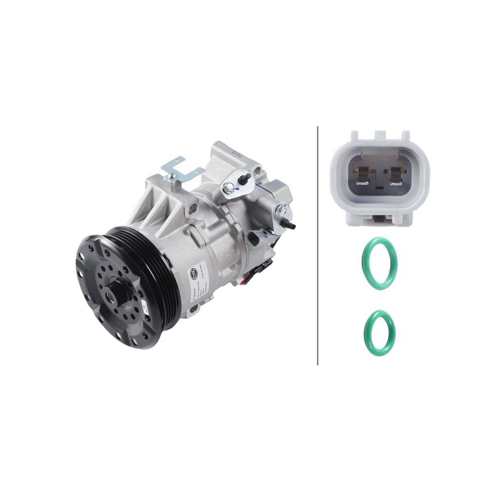 HELLA Kompressor, Klimaanlage 8FK 366 200-751 >>> Easy2Fit <<< f&uuml;r TOYOTA
