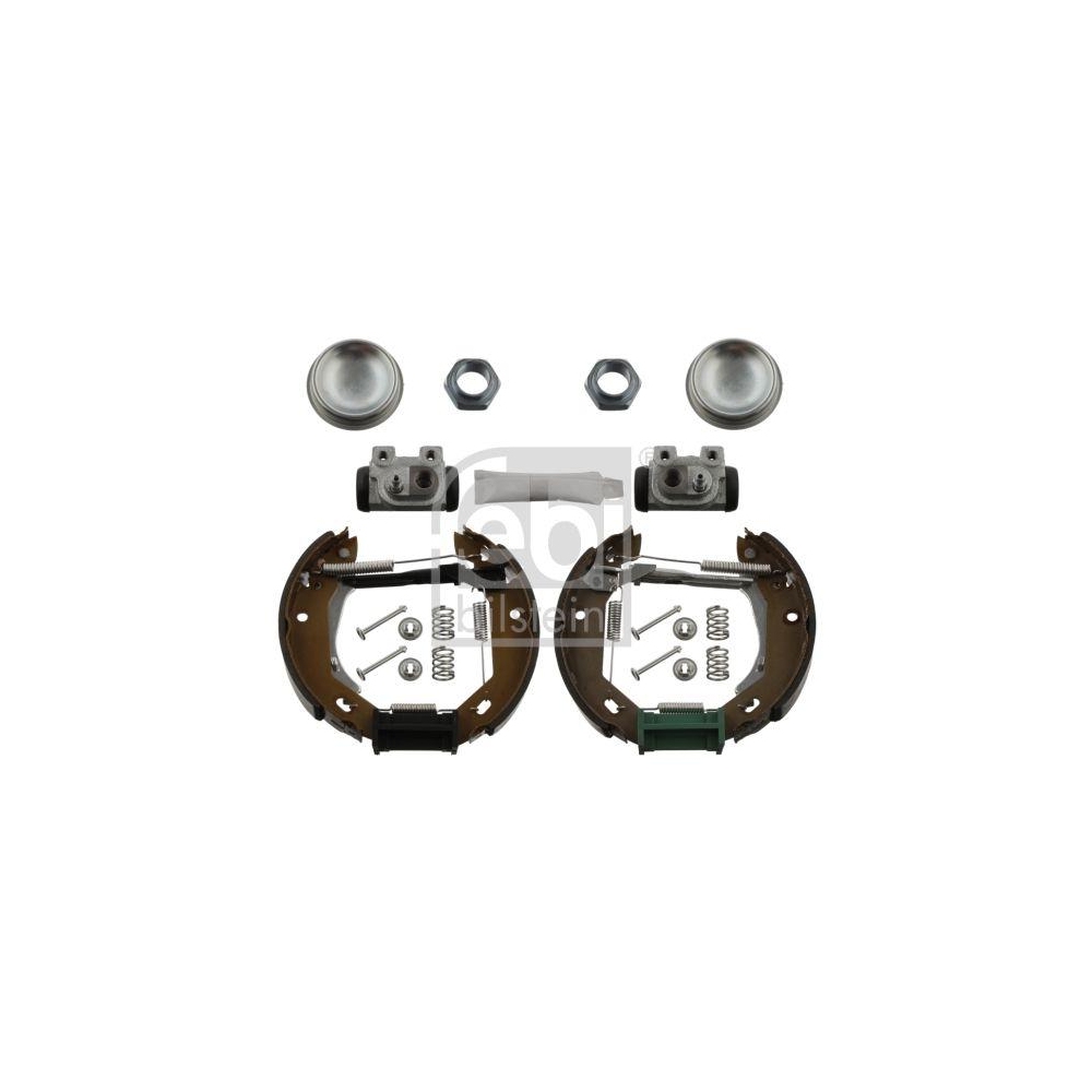 FEBI BILSTEIN Bremsbackensatz 37522 f&uuml;r CITRO&Euml;N PEUGEOT, Hinterachse