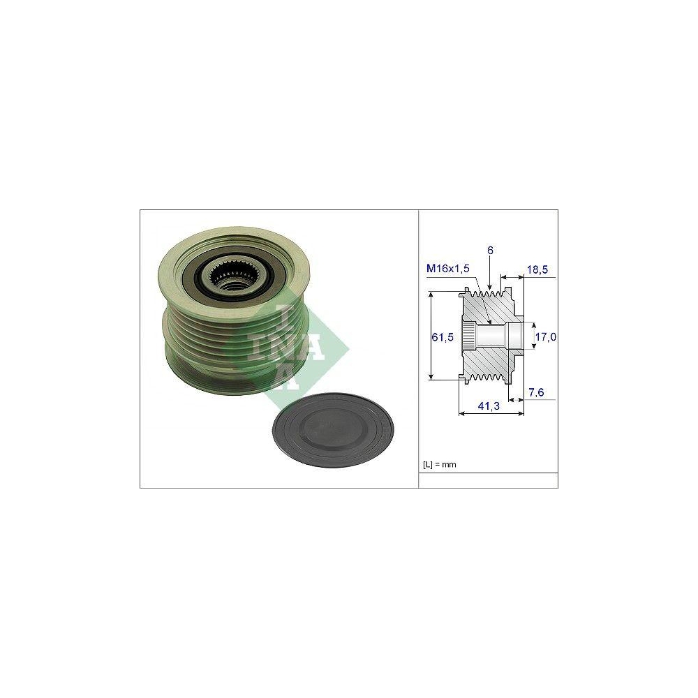 Generatorfreilauf Schaeffler INA 535 0234 10 für FIAT OPEL VAUXHALL