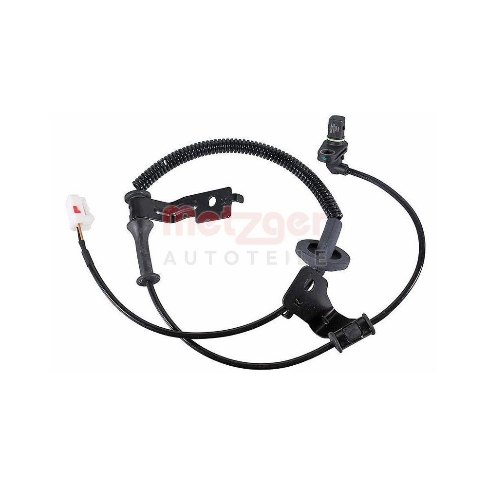 Sensor, Raddrehzahl METZGER 09001559 f&uuml;r KIA, Hinterachse rechts