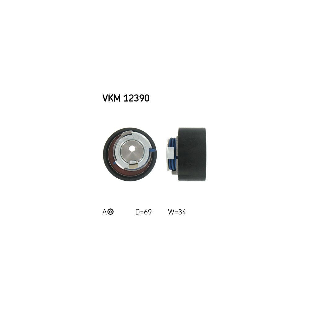Spannrolle, Zahnriemen SKF VKM 12390 f&uuml;r ALFA ROMEO FIAT IVECO LANCIA