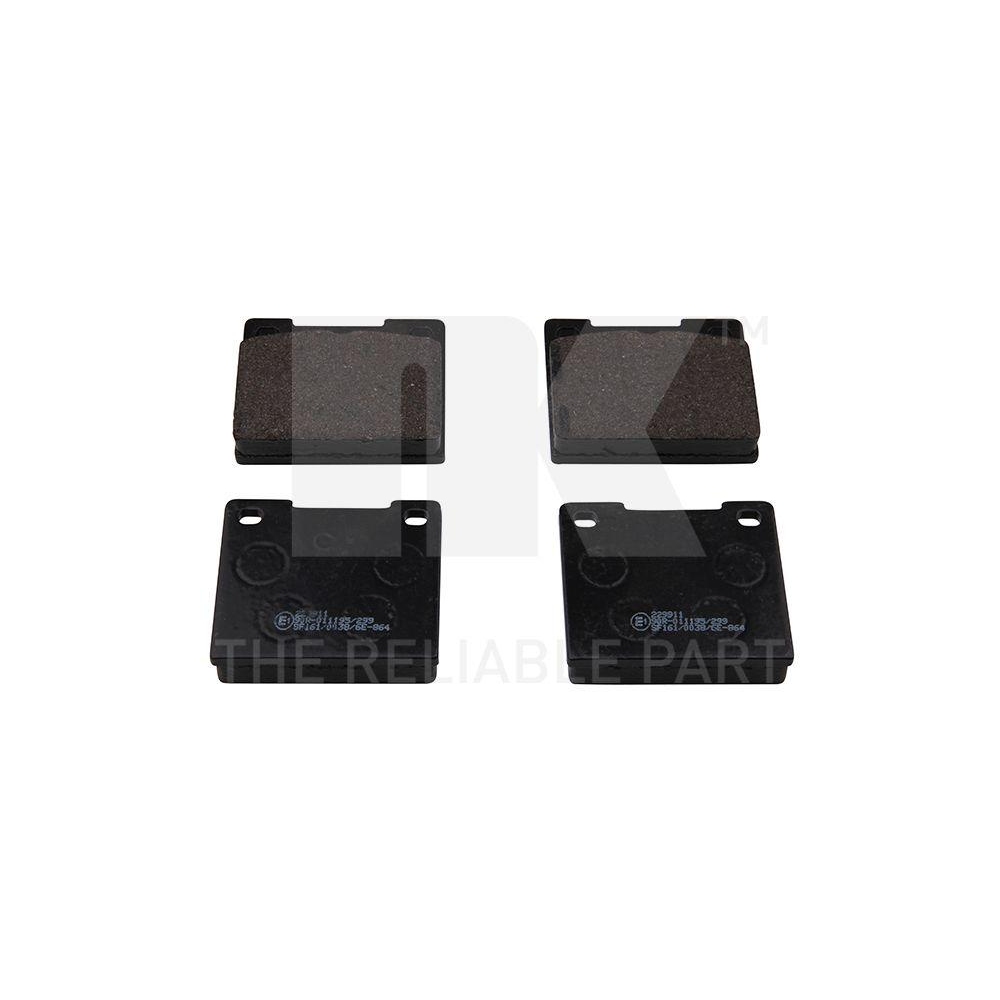 Bremsbelagsatz, Scheibenbremse NK 229911 f&uuml;r FORD LANCIA TALBOT TRIUMPH VOLVO