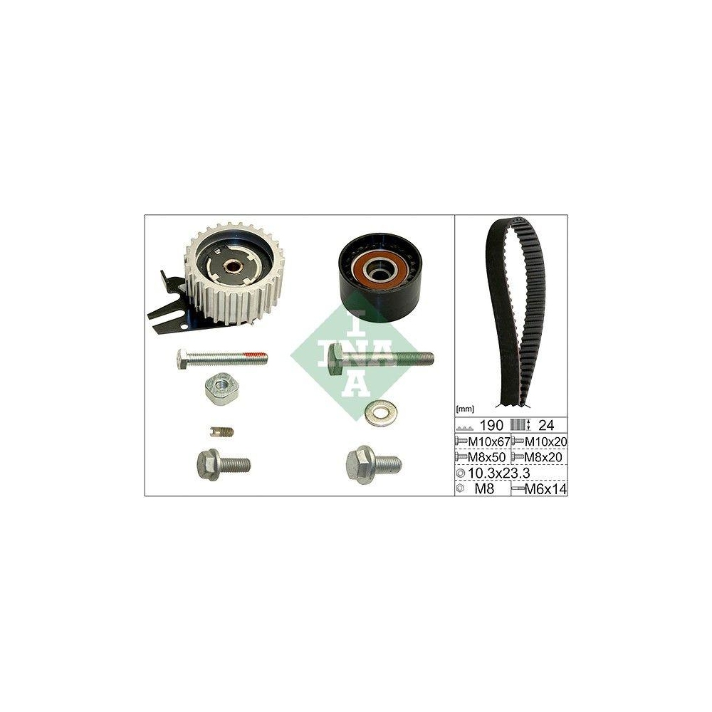 Zahnriemensatz Schaeffler INA 530 0624 10 f&uuml;r ALFA ROMEO FIAT OPEL SAAB SUZUKI