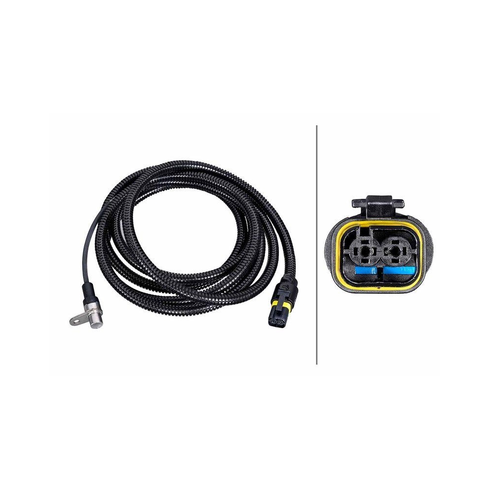 HELLA Sensor, Raddrehzahl 6PU 230 052-361 f&uuml;r DAF MAN, Hinterachse rechts