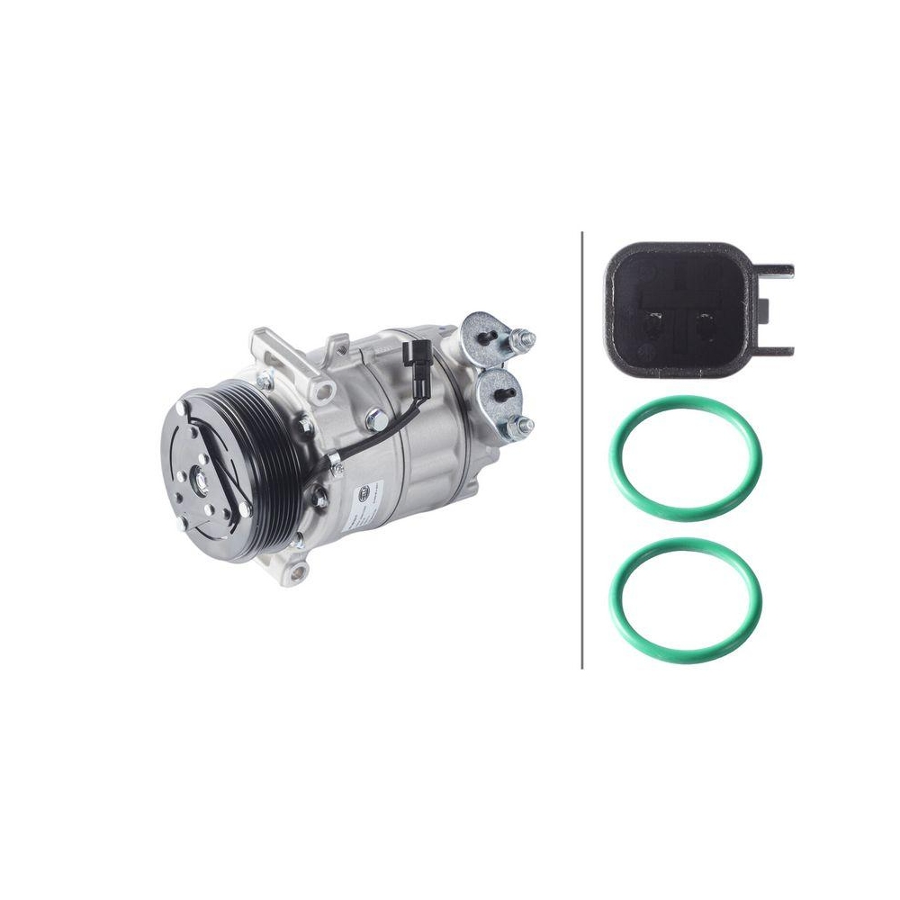 HELLA Kompressor, Klimaanlage 8FK 366 200-771 >>> Easy2Fit <<< f&uuml;r CITRO&Euml;N FORD