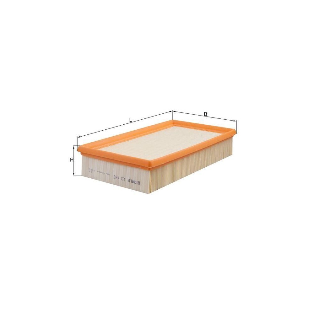 Luftfilter KNECHT LX 438 f&uuml;r MERCEDES-BENZ