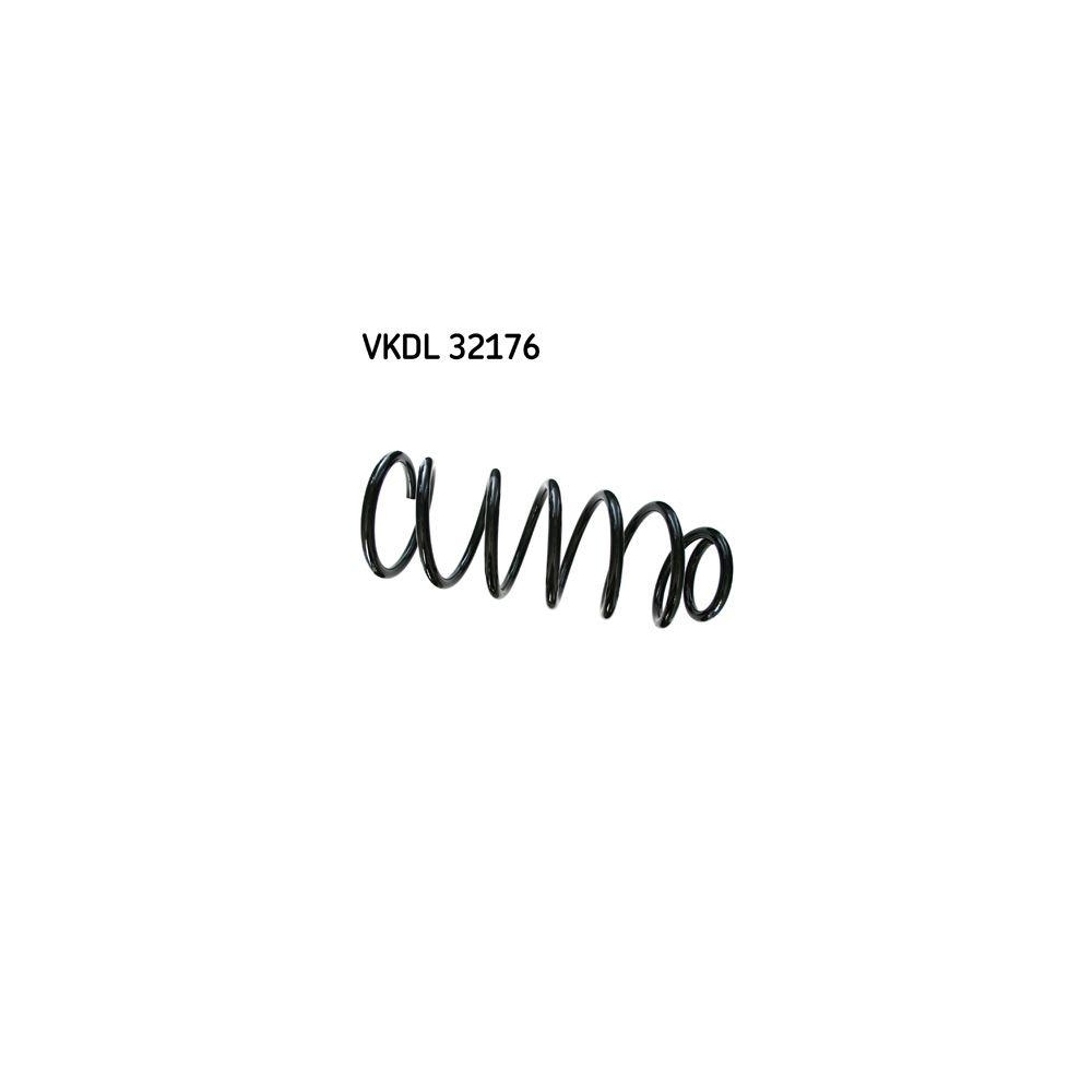 Fahrwerksfeder SKF VKDL 32176 f&uuml;r NISSAN, Vorderachse, Vorderachse links