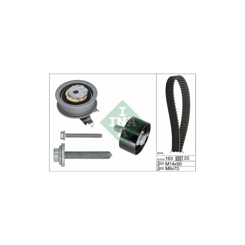 Zahnriemensatz Schaeffler INA 530 0711 10 f&uuml;r AUDI FORD SEAT SKODA VW