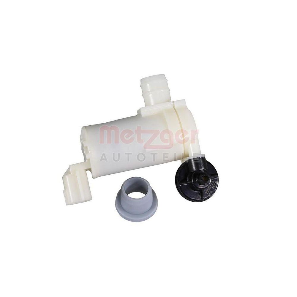Waschwasserpumpe, Scheibenreinigung METZGER 2220120 GREENPARTS für NISSAN, vorne