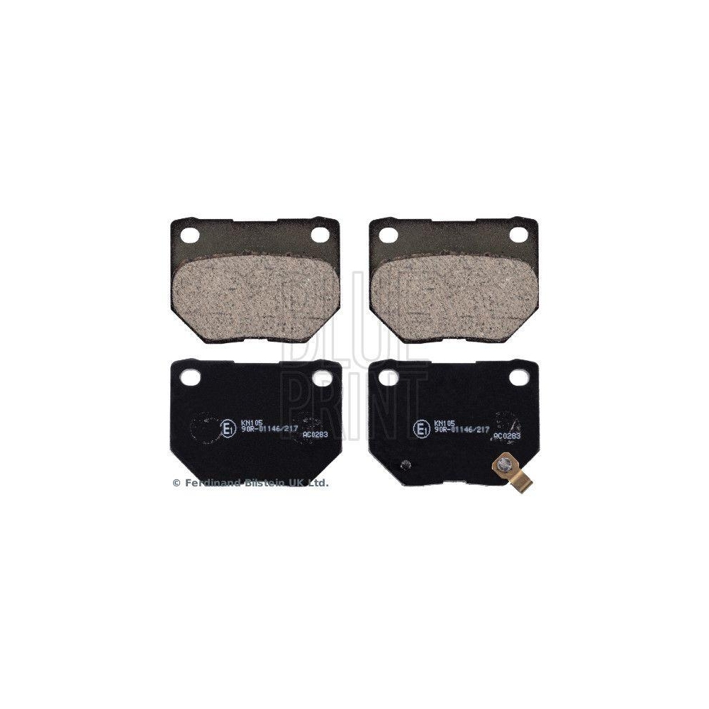 Bremsbelagsatz, Scheibenbremse BLUE PRINT ADS74227 f&uuml;r SUBARU, Hinterachse