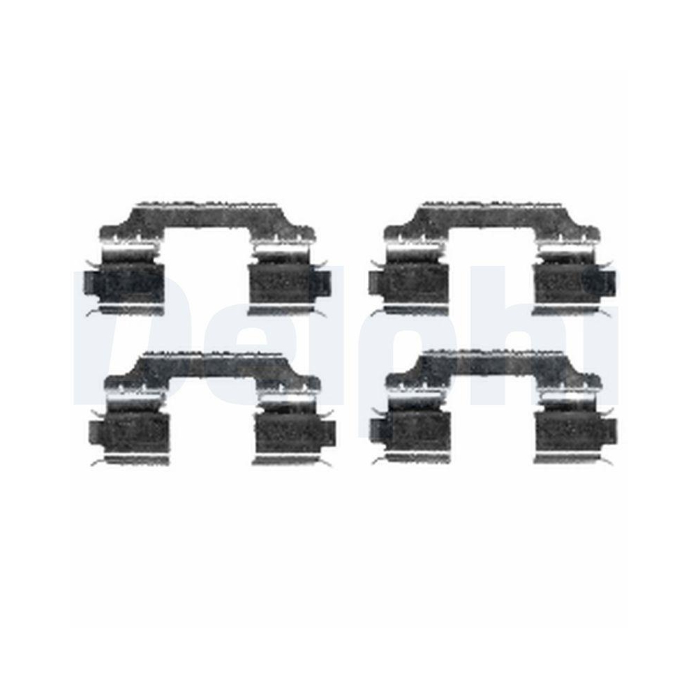 DELPHI LX0426 Zubeh&ouml;rsatz, Scheibenbremsbelag f&uuml;r, f&uuml;r Fahrzeuge mit Sportpaket