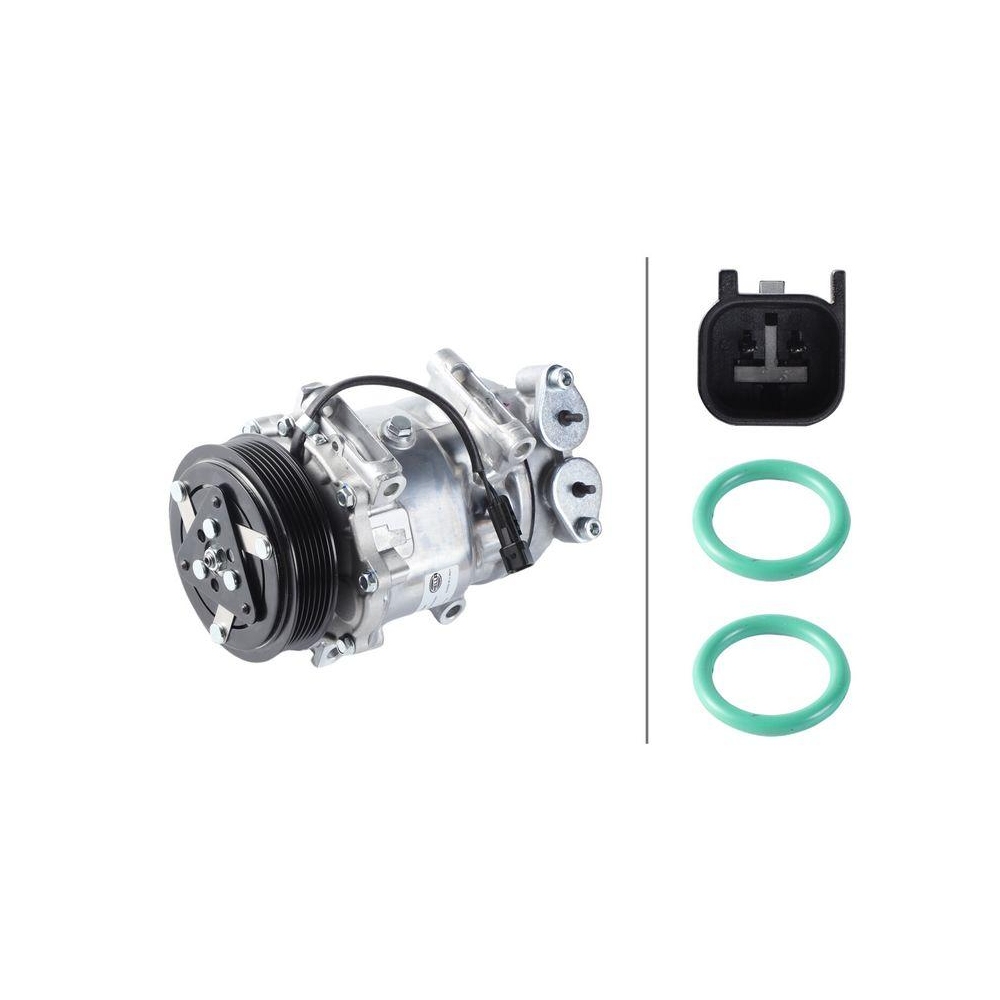 HELLA Kompressor, Klimaanlage 8FK 366 200-811 >>> Easy2Fit <<< für FORD MAZDA