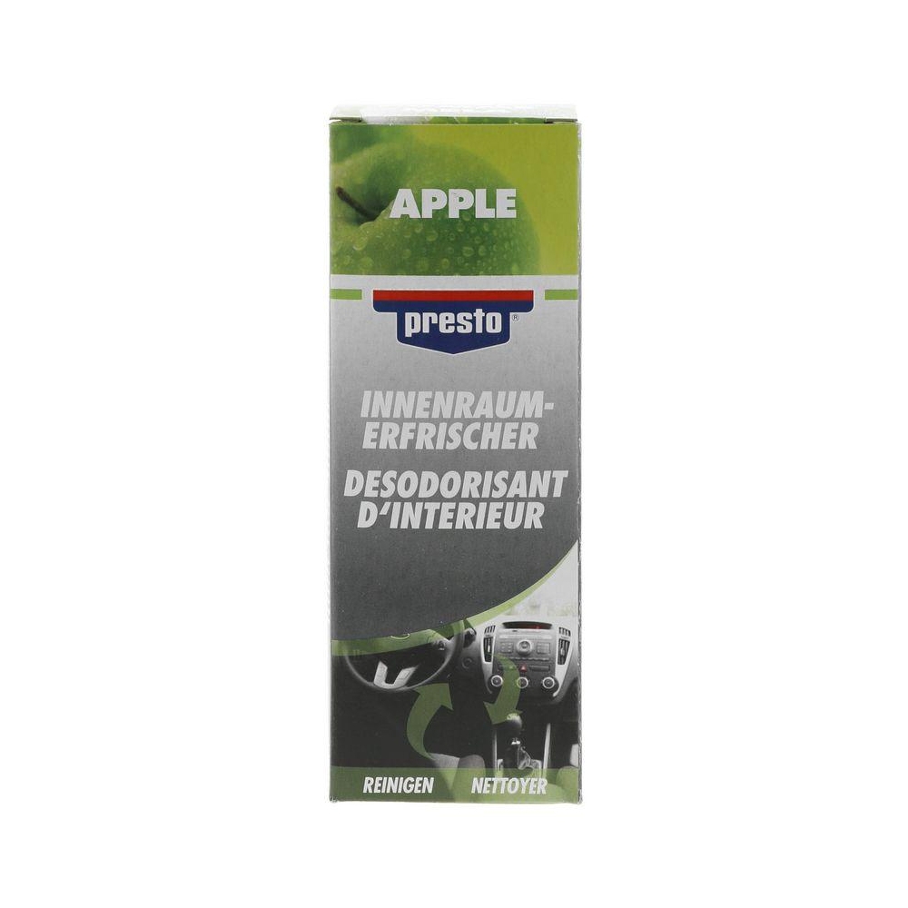 Lufterfrischer PRESTO 157134 Innenraum-Erfrischer Apfel 150 ml für