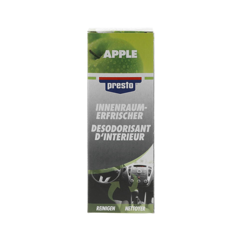 Lufterfrischer PRESTO 157134 Innenraum-Erfrischer Apfel 150 ml für