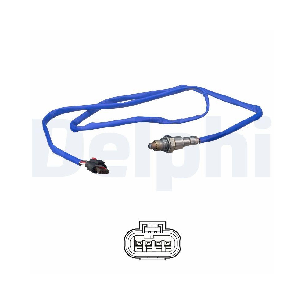 DELPHI ES21123-12B1 Lambdasonde f&uuml;r FORD FORD ASIA & OCEANIA, nach Katalysator