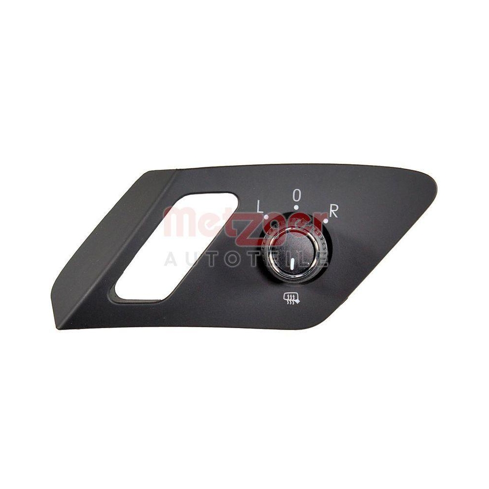 Schalter, Außenspiegelverstellung METZGER 09161015 GREENPARTS für VW