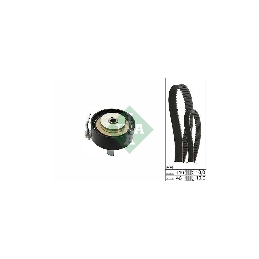 Zahnriemensatz Schaeffler INA 530 0701 10 f&uuml;r FORD