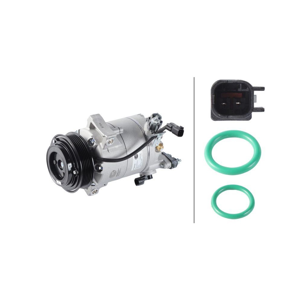 HELLA Kompressor, Klimaanlage 8FK 366 200-841 >>> Easy2Fit <<< f&uuml;r FORD