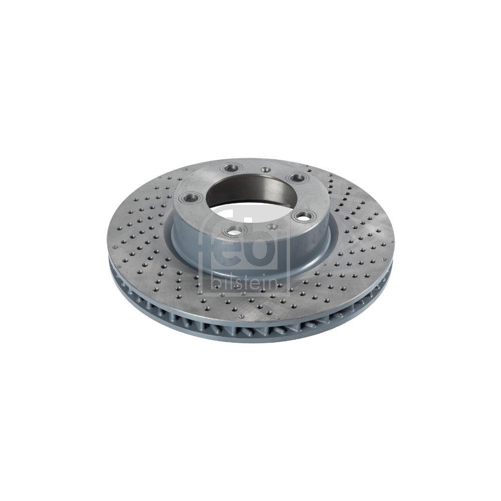 Bremsscheibe FEBI BILSTEIN 108214 f&uuml;r PORSCHE, Vorderachse rechts