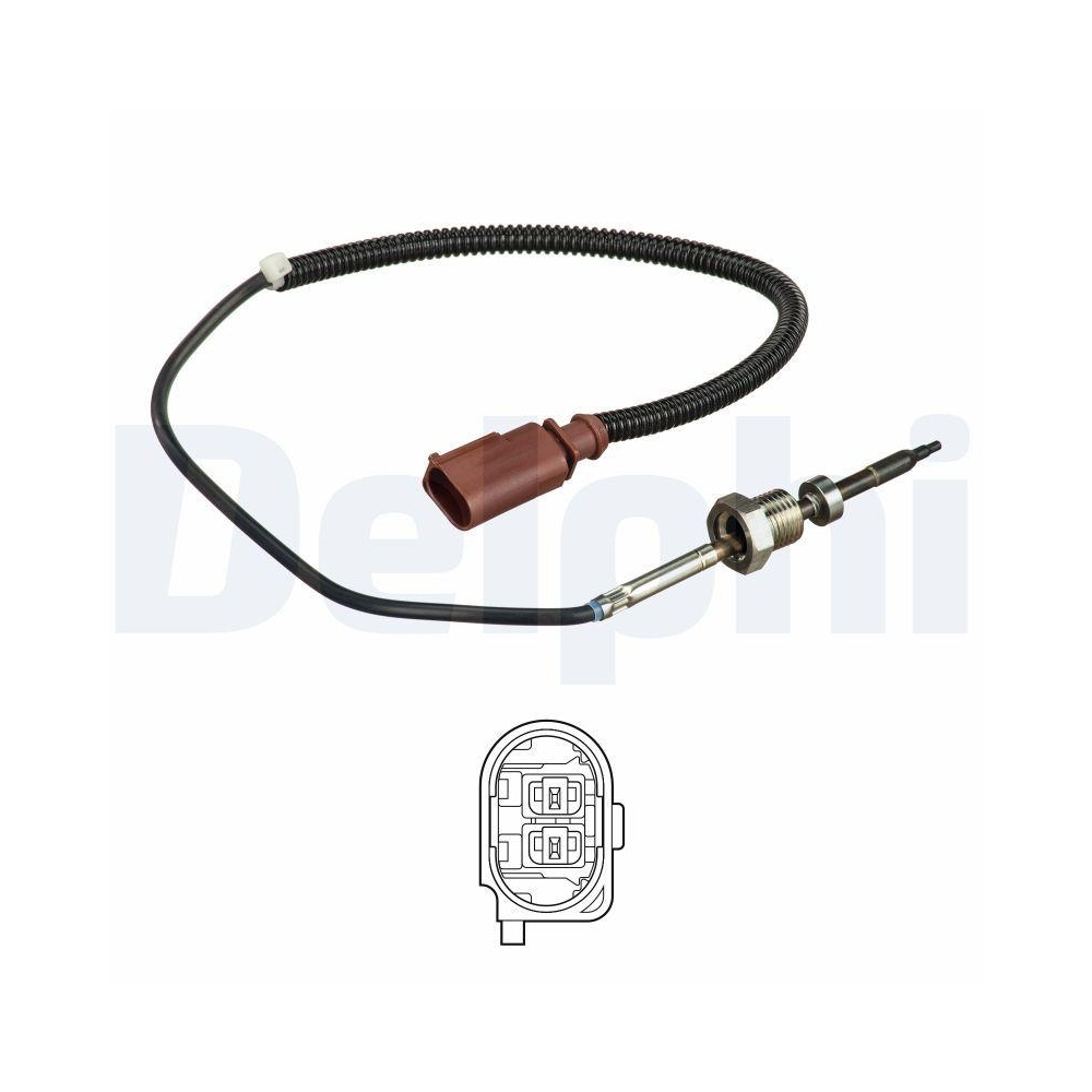 DELPHI TS30147 Sensor, Abgastemperatur für VW