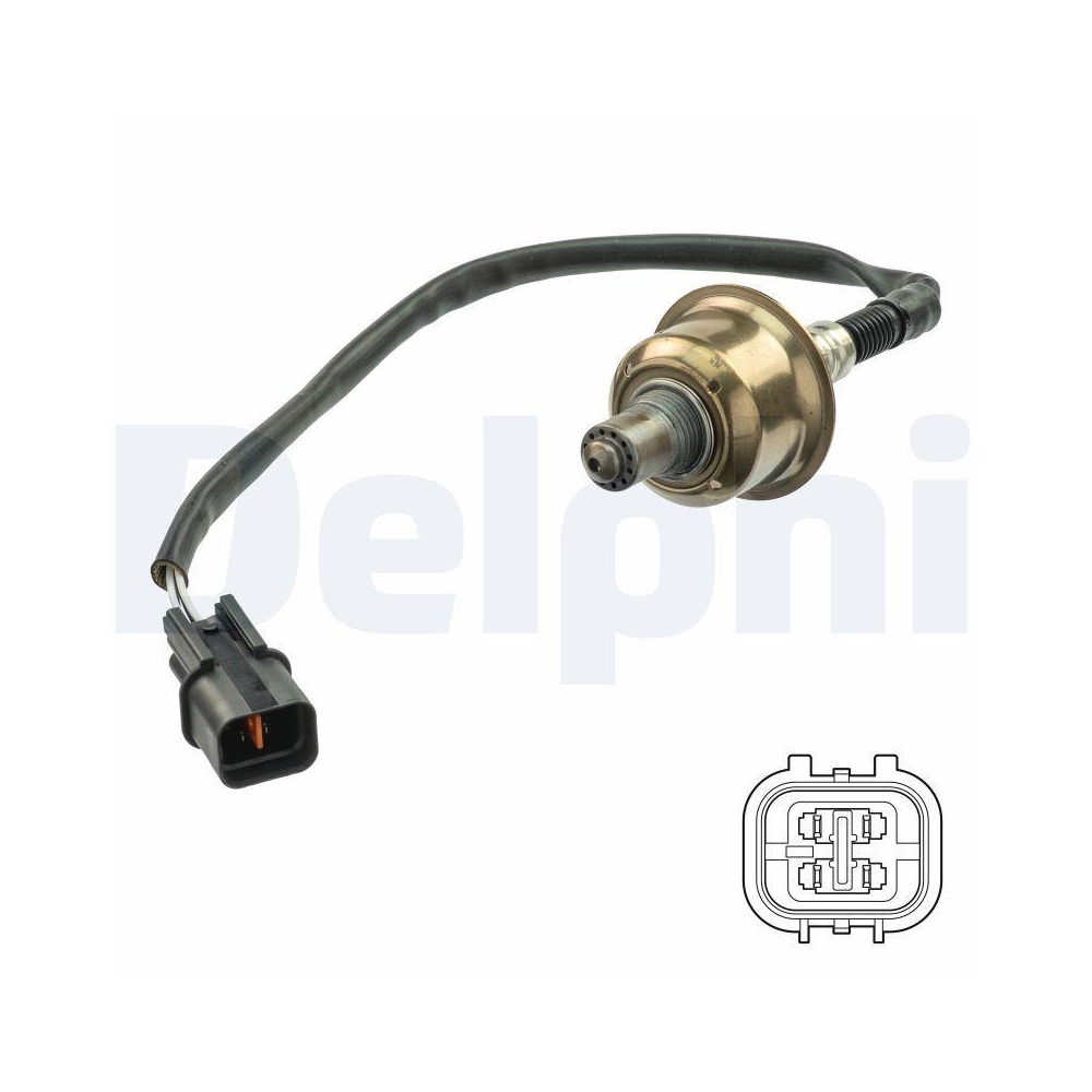 DELPHI ES21125-12B1 Lambdasonde f&uuml;r HYUNDAI KIA, nach Katalysator