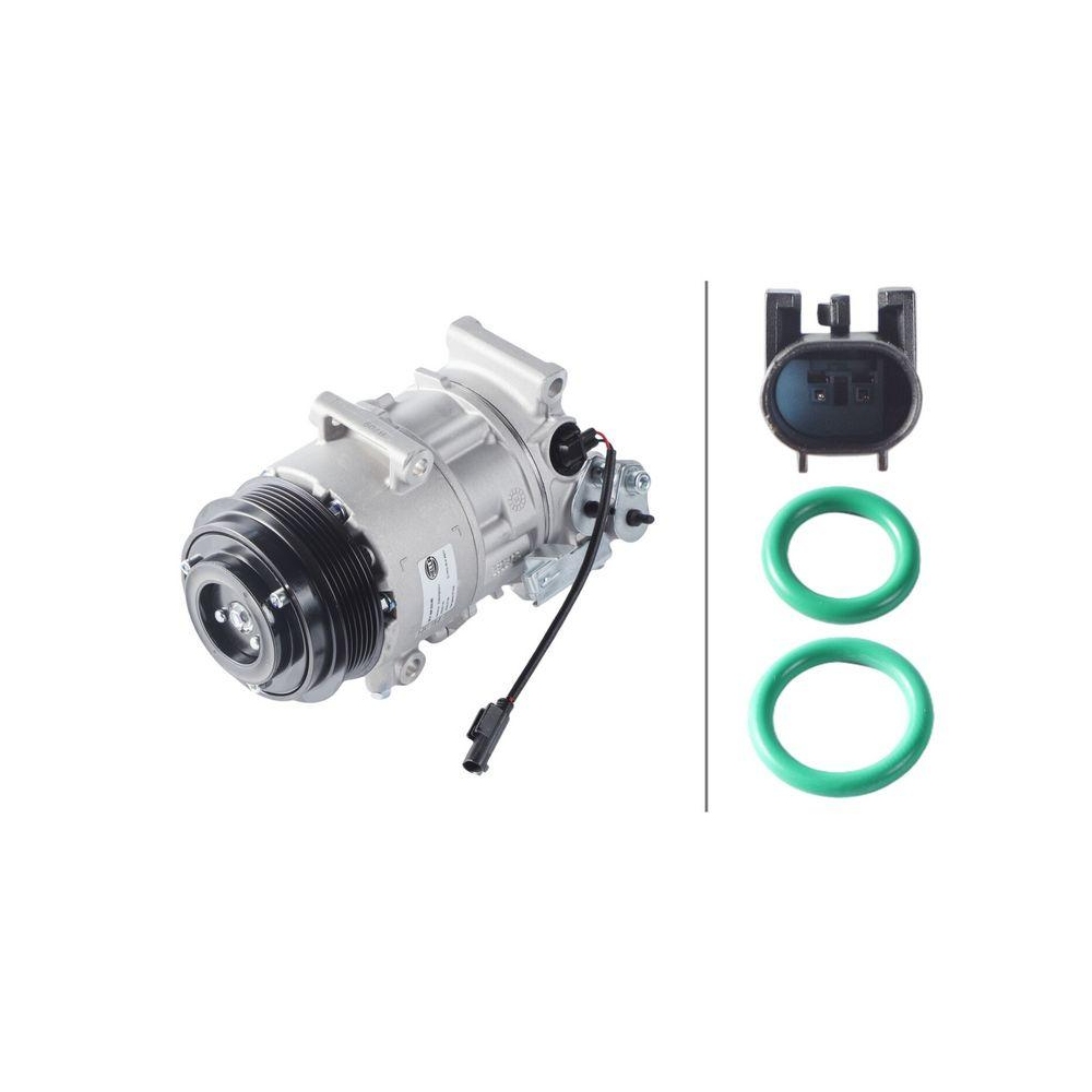 HELLA Kompressor, Klimaanlage 8FK 366 200-851 >>> Easy2Fit <<< f&uuml;r MERCEDES-BENZ