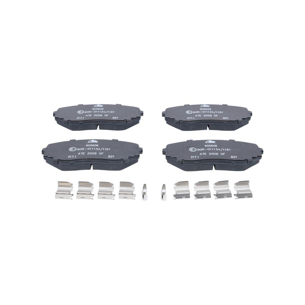 Bremsbelagsatz, Scheibenbremse ATE 13.0460-5606.2 f&uuml;r MAZDA, Vorderachse