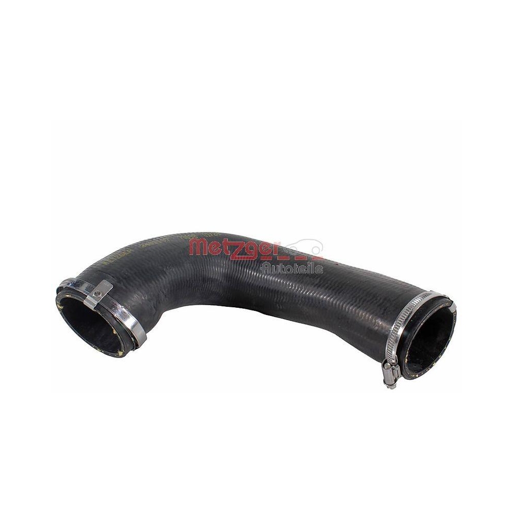 Ladeluftschlauch METZGER 2401197 f&uuml;r AUDI SEAT SKODA VW, Ladeluftk&uuml;hler, rechts