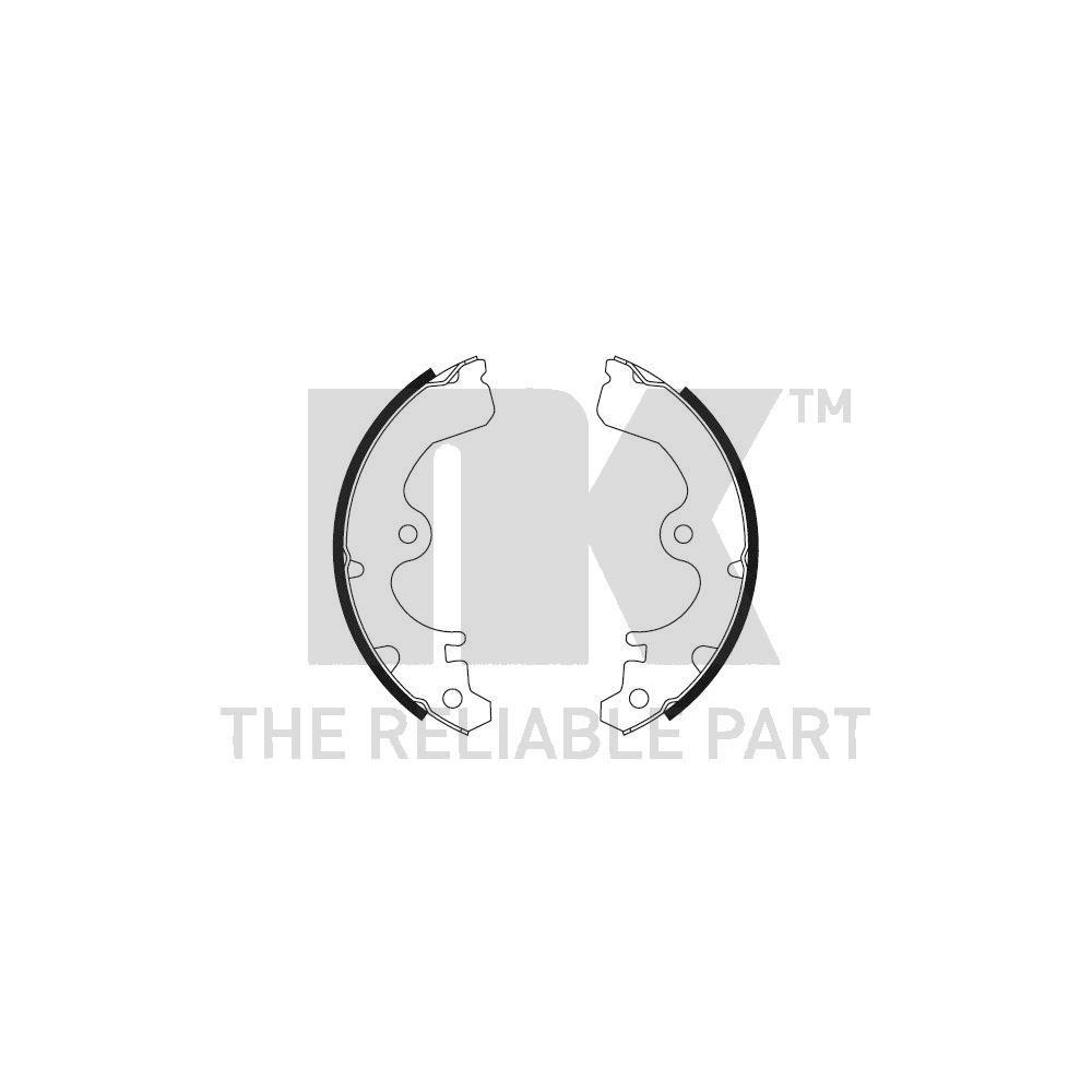 Bremsbackensatz NK 2745399 für TOYOTA, Hinterachse