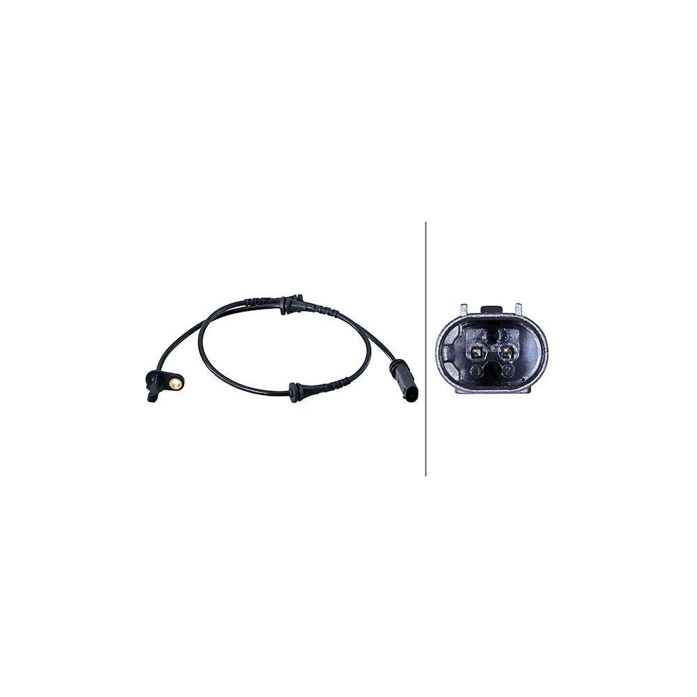 HELLA Sensor, Raddrehzahl 6PU 358 216-081 f&uuml;r BMW, Vorderachse